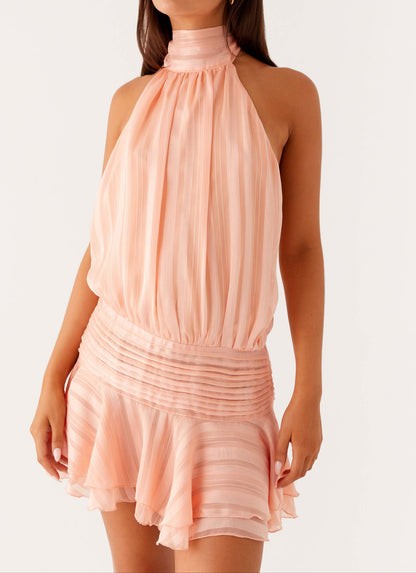 Liora Sunset Chiffon Tiered Mini