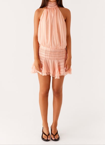 Liora Sunset Chiffon Tiered Mini