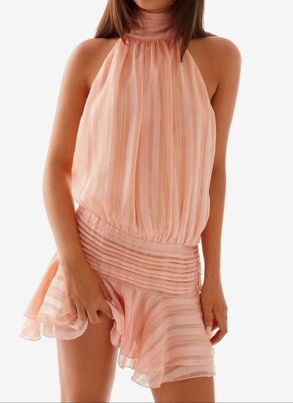 Liora Sunset Chiffon Tiered Mini