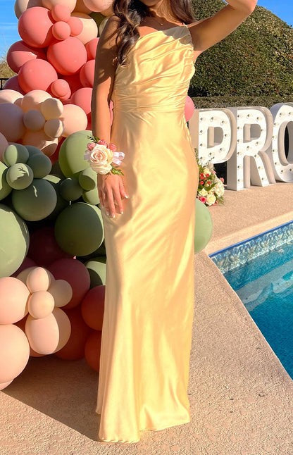 Bambi Sunshine Yellow Formal Maxi