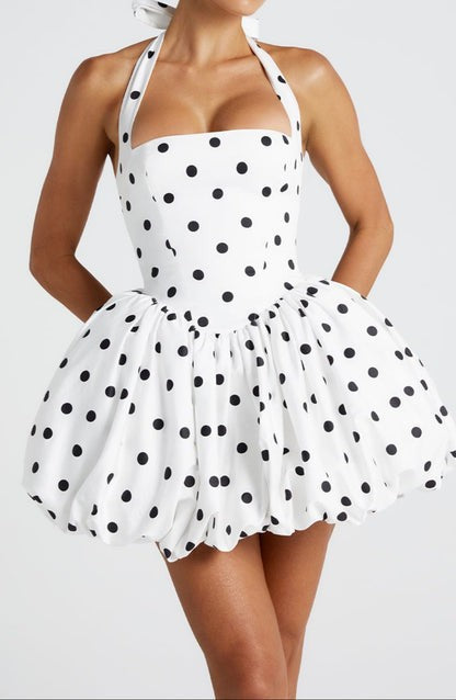 Maricia Noir Polka Puffball Mini