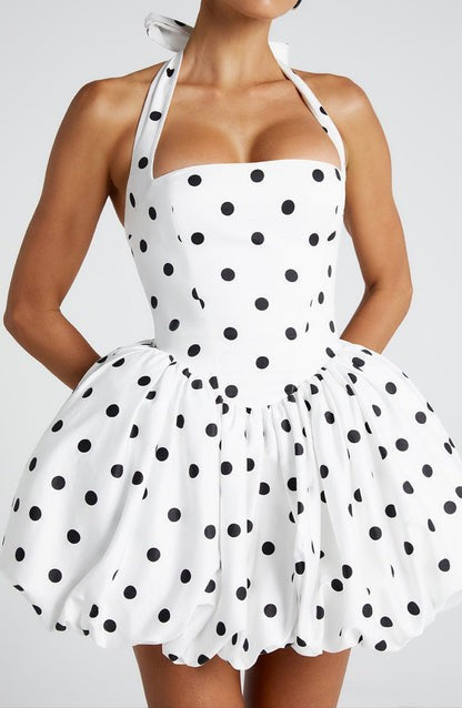 Maricia Noir Polka Puffball Mini