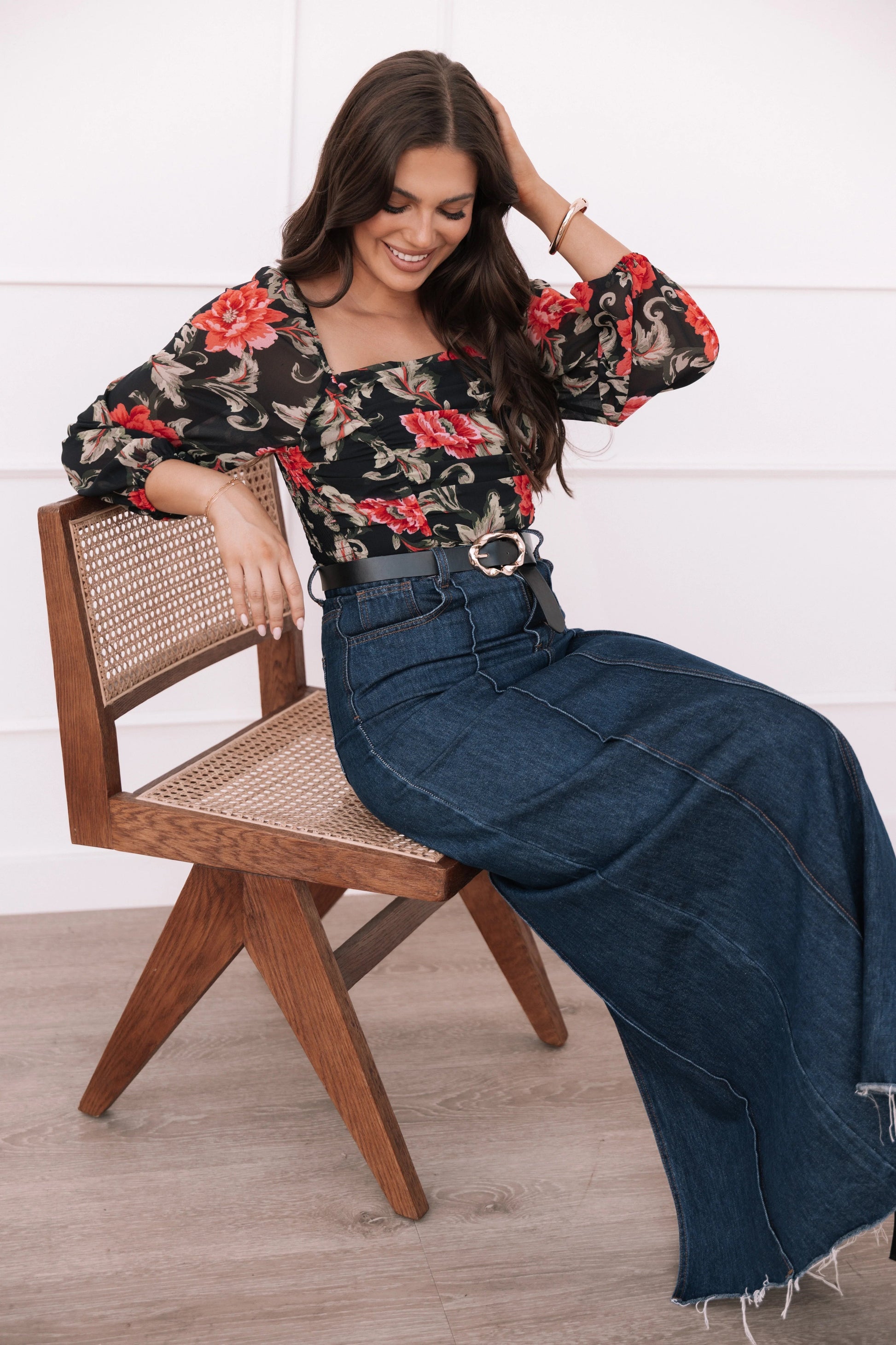 Pleated Peplum Crop Top