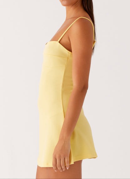 Solina Golden Bustier Mini