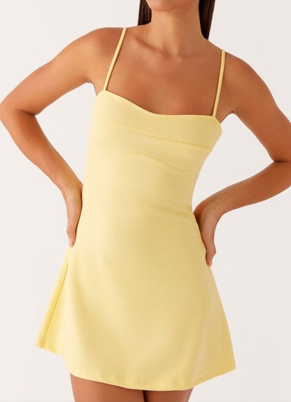 Solina Golden Bustier Mini