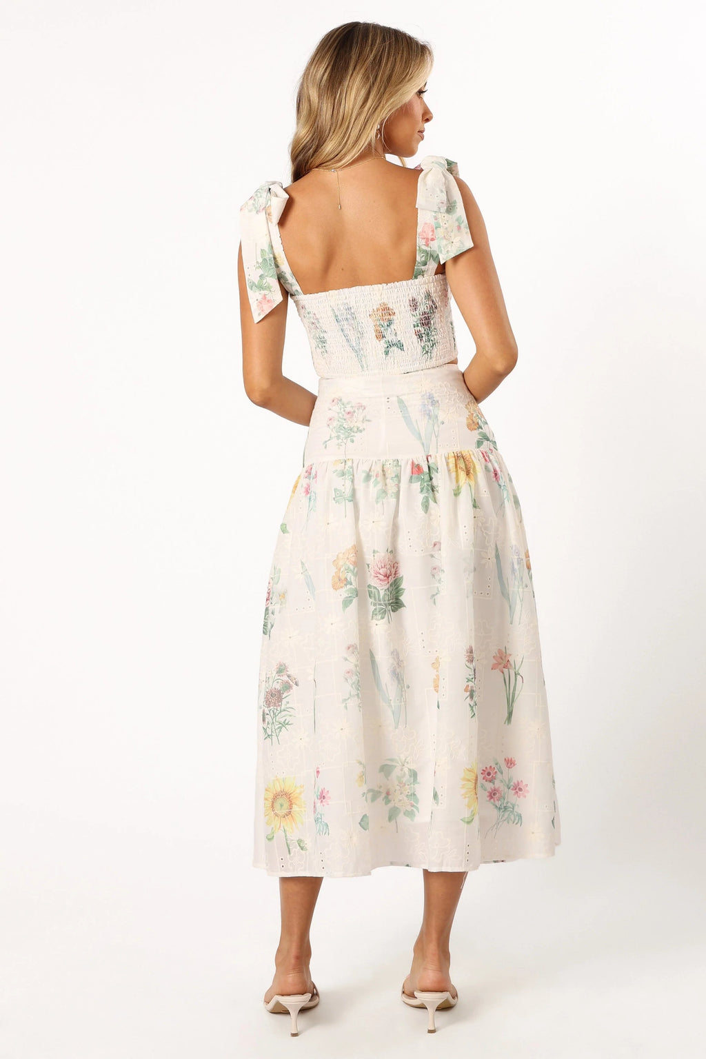 Sweetheart Tie-Strap Two-Piece Set