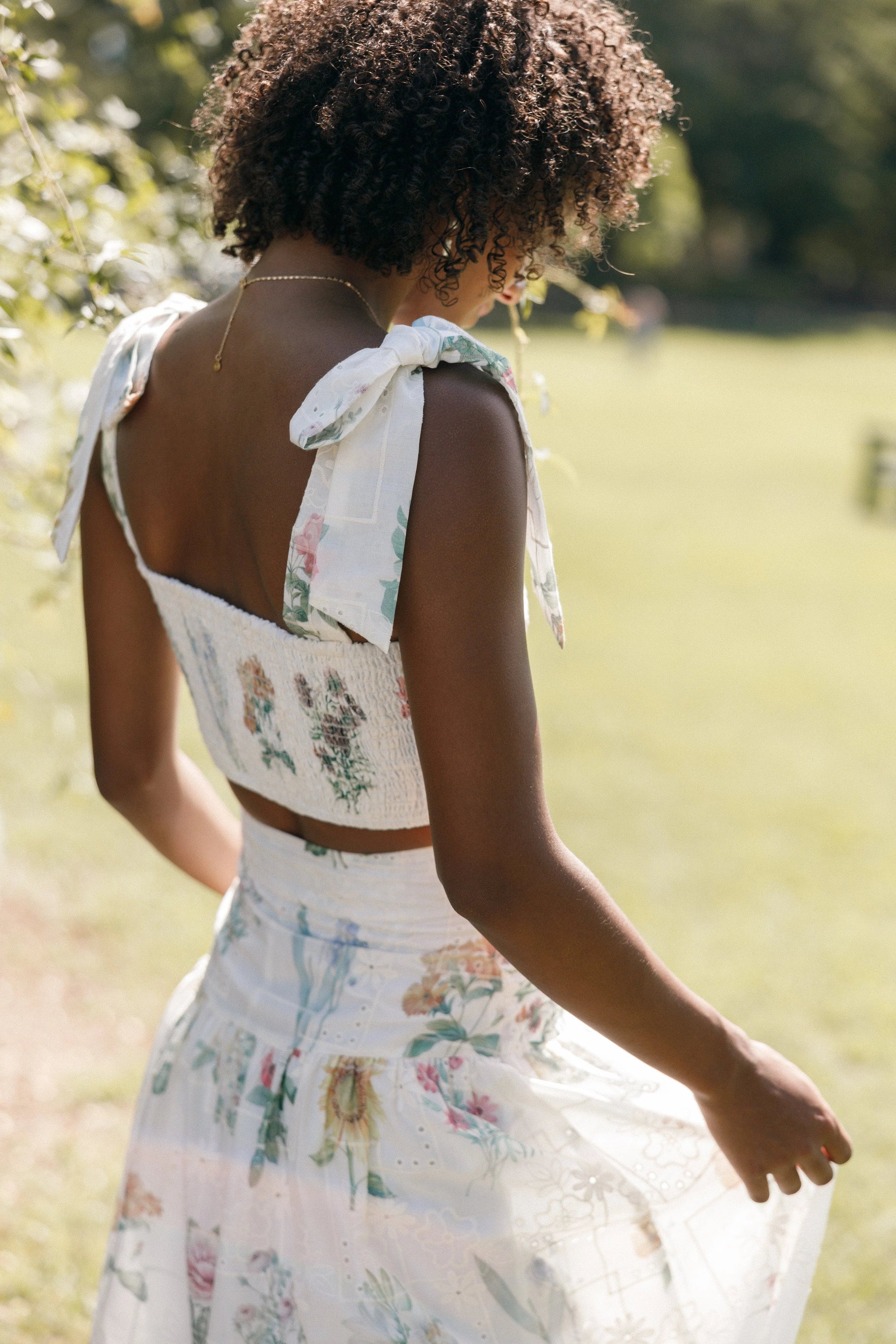 Sweetheart Tie-Strap Two-Piece Set