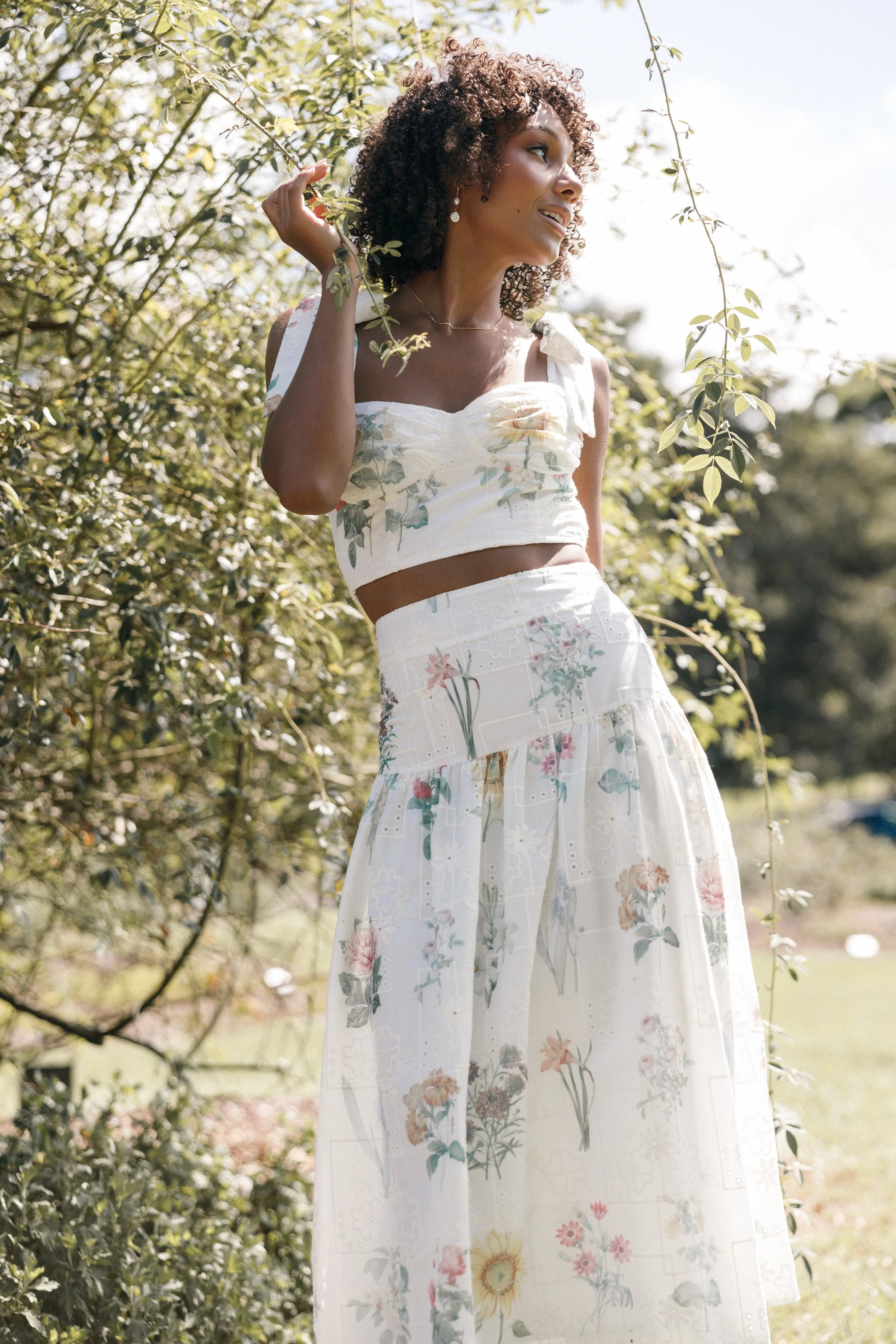 Sweetheart Tie-Strap Two-Piece Set