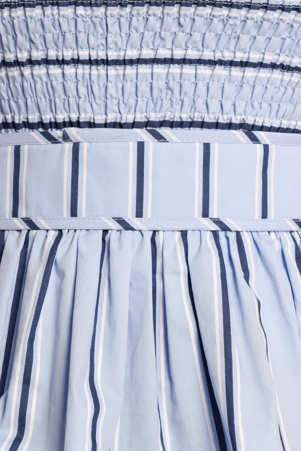Tiered Ruffle Shirred Bodice Maxi Dress