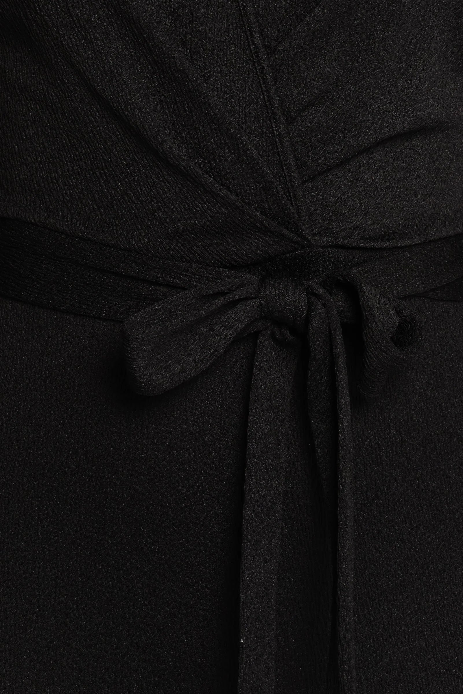 V-Neck Tie-Waist Jumpsuit